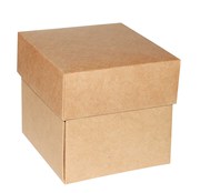 Square Kraft Gift Boxes With Lids